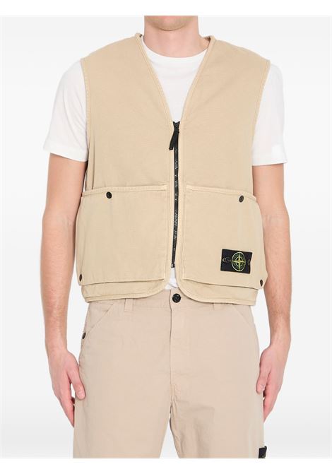 gilet 6100007 uomo beige STONE ISLAND | L1S15 6100007 S0184V019A
